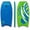 42' Blue/Green Curved Fish, variant on SALT LIFE Boogie Board Bodyboard – Lightweight EPS Core Body Board with HDPE Slick Bottom, Crescent Tail & Coiled Wrist Leash for Beach & Ocean Waves