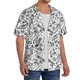thumbnail image 2 of Fotbe winter Ski Element Camisa Estampada de Manga Corta para Hombre, Casual de Verano, Estilo Playero, Sin Arrugas-4X-Large, 2 of 5