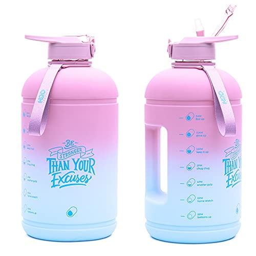 H2O Capsule INSPO Gallon Water Bottle with Time Macao Ubuy