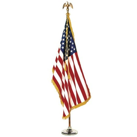 Elenco Electronics Annin Complete Mounted American 2-Sided Nylon 3 x 5 ft. Flag Set (Set of 6)