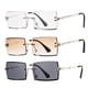 thumbnail image 2 of Gafas de sol Hycredi Rectangle sin montura para hombres/mujeres UV400, 2 of 6