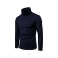 thumbnail image 2 of Camisa Térmica Sonducket Algodón Cuello Alto Hombre Jersey Manga Larga Otoño Invierno Ropa Interior Azul Oscuro L, 2 of 6