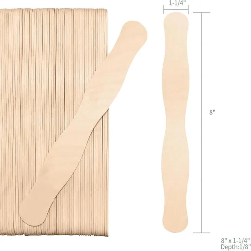 Wooden Fan Handles, Jumbo Craft Sticks for Wedding Programs, Paint Mixing Crafts, Home Art Projects, Classroom Art Supplies