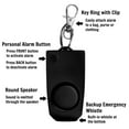 thumbnail image 5 of LACKUST Anti-Rape Alarm Keychain,Clearance Keychains Rings for Keys for Men Women for Car,Personal Security Device,Black, 5 of 8