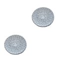 thumbnail image 1 of Injueey Soporte para sartenes Salvamanteles Protector de regalo para el día de la madre Almohadilla caliente Utensilios de cocina Accesorios de Blanco negro Около 24 см 2piezas, 1 of 5