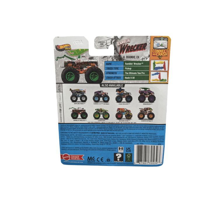 Hot Wheels Monster Trucks Ramblin Wrecker - Walmart.com