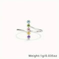 thumbnail image 2 of Ahansh Jewels Round Multicolor Gemstone Ring For Mother's Day Gift Or Daily Wear 925 Sterling Silver, 2 of 5