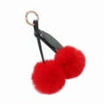 thumbnail image 3 of Cherry Keychain Bag Pendant Bag Accessory Plush Texture Key Holder Key Ornament Suitable for Gifting and Daily Use, 3 of 11