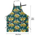 thumbnail image 5 of Picia Sunflowers Waterproof Apron for Unisex Adult - Adjustable Bib Apron with Pockets, Ideal for Cooking, Gardening, Painting, and Household Chores, 5 of 9