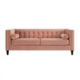 thumbnail image 4 of Posh Living Phoenix Button Tufted Velvet Sofa in Blush Pink, 4 of 8
