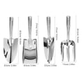 thumbnail image 1 of OUNONA Spade Shovels For Digging Gardening Tool Set Heavy Duty Silver 4Pcs, 1 of 8