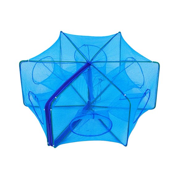 Pessrrtewg le Piège de Pêche Magique Pliable, Nouveau le Piège de Pêche Magique Kit de Pêche, Piège à Appâts Pliable Filet de Pêche, Cage Automatique pour Crevettes, Filet de Pêche pour Poisson Vairon Crevette Écrevisse Crabe