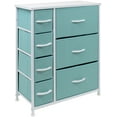 thumbnail image 3 of 7 Drawers Chest Dresser - Aqua, 3 of 7