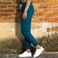 thumbnail image 4 of Lightweight Nylon Cargo Joggers for Women Quick Dry UPF 50+ Hiking Pants High Waisted with Pockets Navy,Size XL, 4 of 7
