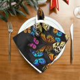 BESTKITTY Flying Multicolored Butterflies Cloth Napkins Set of 4 Pcs 20