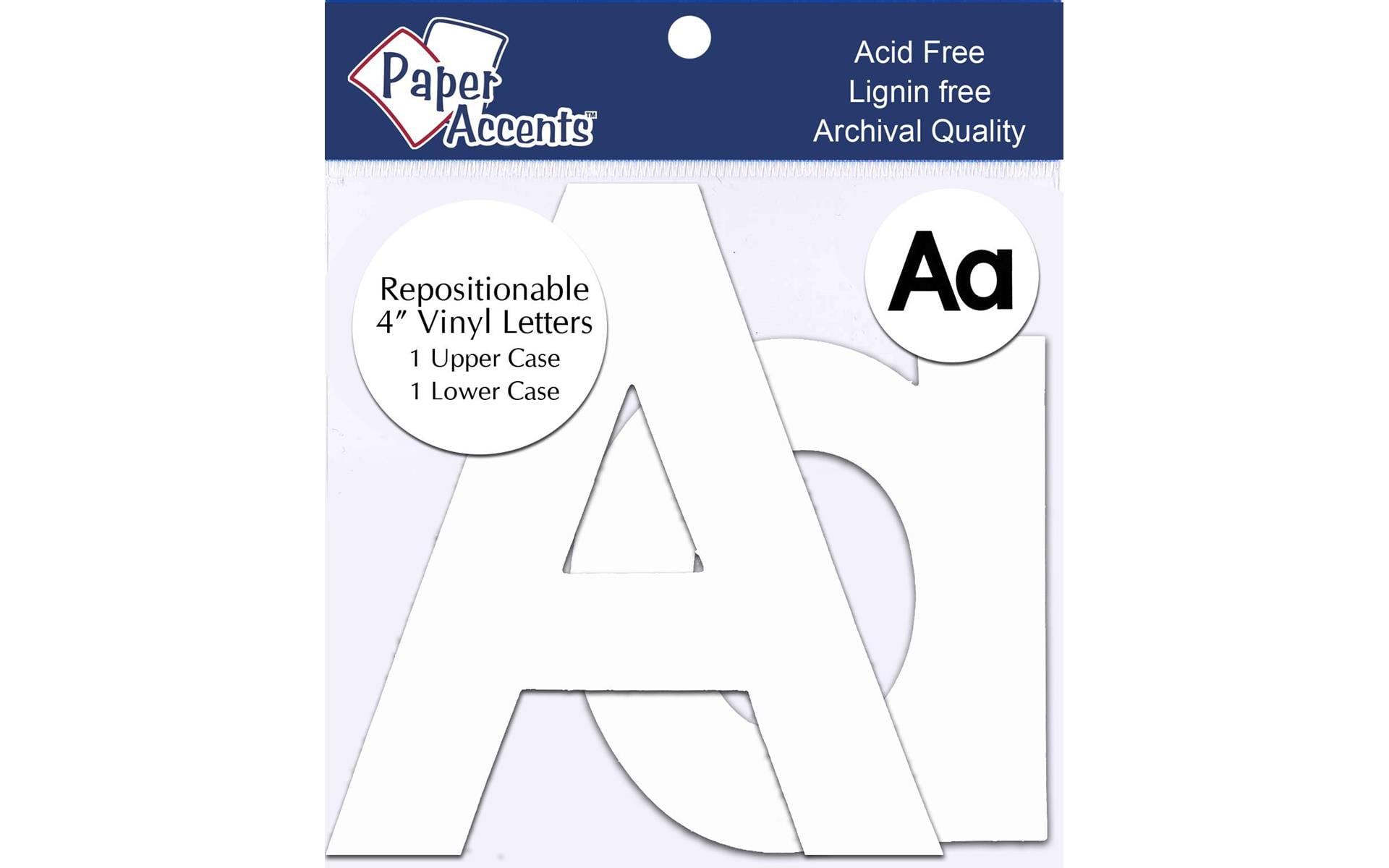 vinyl letters removable adh 4 aa 2pc white walmartcom walmartcom