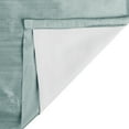 thumbnail image 6 of TWOPAGES Luxury Black Grommet 42 W X 102 L Inch Curtain 100% Dupioni Silk Light Filtering Drape for Bedroom, 1 Panel, Aqua, 6 of 6