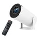 thumbnail image 4 of Miniproyector portátil de bajo ruido, 720P, pantalla de 130", proyector de películas para exteriores, proyector inteligente para TV, Stick, teléfono HY300pro, 4 of 8