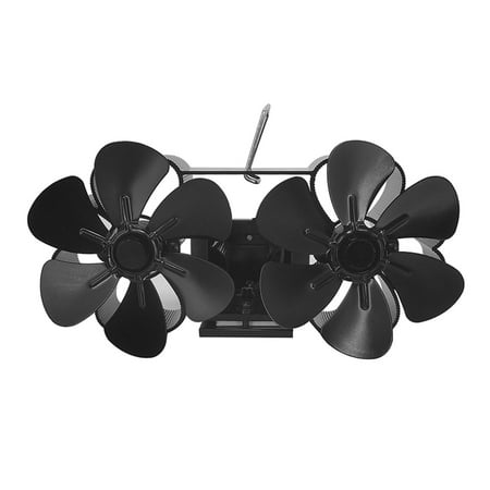 

SEFUONI Heat Powered Stove Fan for Stove /Fire Faster Speed Fan Silent Wood Burning Stove Fan Fire Fan Saving Energy 122°F~662°F