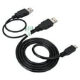 thumbnail image 2 of 2Pcs 1m USB2.0 to MICRO USB Port Mobile Hard Disk Drive Connecting Line Cable, 2 of 10