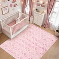 thumbnail image 2 of Bleum Cade Rugs for Living Room 5'x7' Pink Area Rug, Washable Rugs for Bedroom,Love Hearts Non-Slip Low Pile Super Soft Indoor Carpet Valentine Decor, 2 of 8