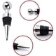thumbnail image 4 of 3 tapones para botellas de vino y 3 tapones para champán, tapones para sellar botellas de ahorro de vino de acero inoxidable, corchos, para bebidas, champán, vino espumoso, bar, boda, vacaciones,, 4 of 5