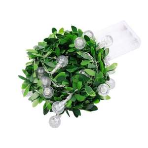 Bwiyojiz 78.74" LED Foliage Rattan Lights Colored Arrangement String Outdoor Scene Decoration Lamp Home Lighting & Light Fixtures, Plastic, Green, Gifts for Yourself