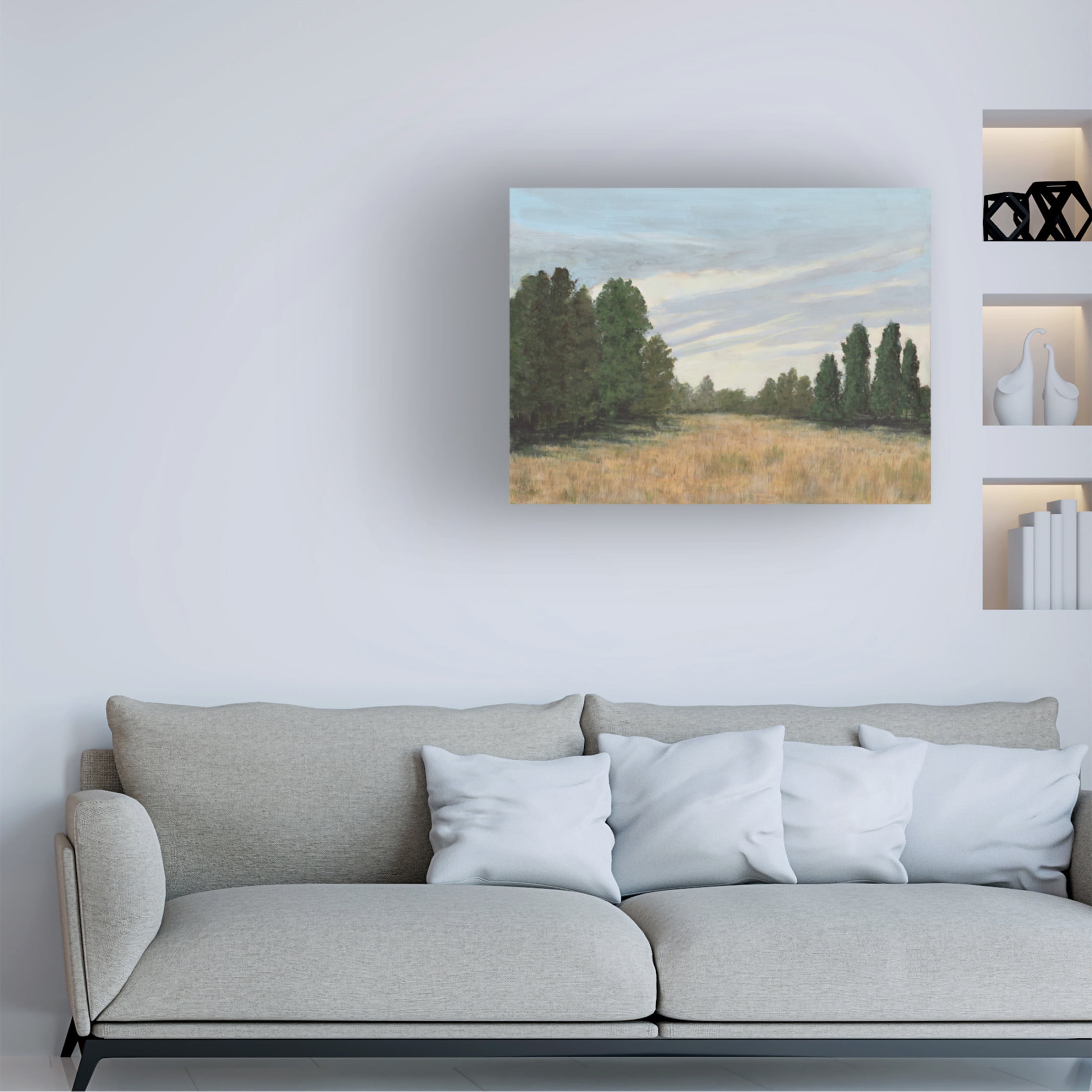 Trademark Fine Art Michael Willett Countryside Clearing II Canvas Wall Art