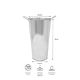 thumbnail image 5 of Set de 3 Floreros de Metal Ideen Galvanizado Natural, 5 of 5