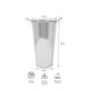 thumbnail image 5 of Set de 3 Floreros de Metal Ideen Galvanizado Natural, 5 of 5
