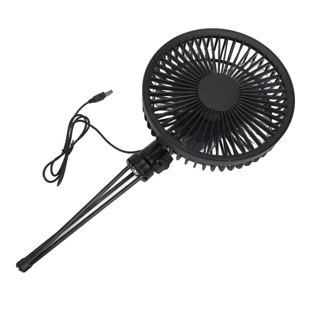 Solar Camping Fan, Outdoor Camping Fan IP67 Waterproof 10W Solar Panel Strong Wind Power with Tripod for Camping