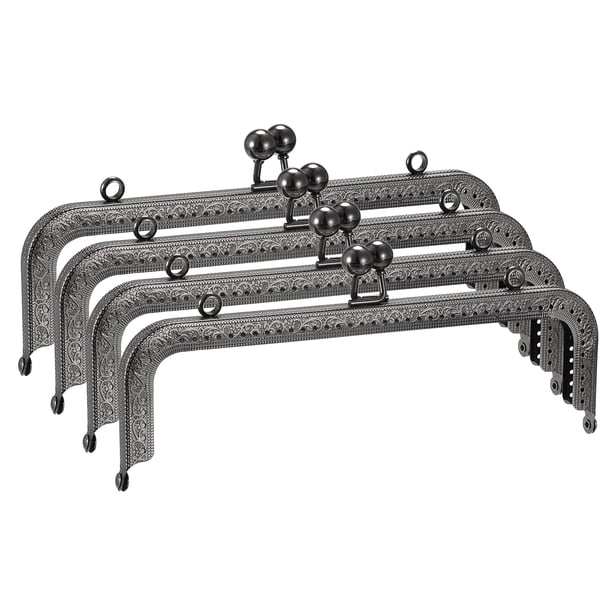 Sourcing Map Metal Monedero Marcos - 2.56" 5uds Beso Cerradura
