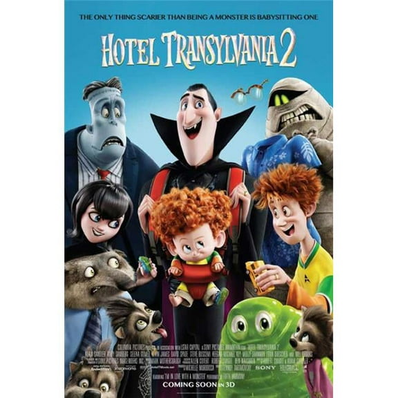 Pop Culture Graphics  Hotel Transylvania 2 Movie Poster - 27 x 40