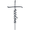Black, variant on Freedom Cross - Metal Wall Art