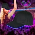 thumbnail image 6 of Blueek LED Light Up Baseball Cap - Glow Party Hat for Festivals, Raves, Club and Stage Performances - Trendy Illuminated Fashion Accessory(22x11x5.9in,G), 6 of 9