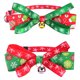 thumbnail image 1 of Collar para mascotas navideño, , Anillo para el cuello con patrón navideño | Linda pajarita de nailon a la moda para cachorros de gatos pequeños, 1 of 6