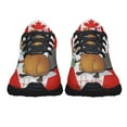 thumbnail image 5 of Happy Canada Day Funny Beaver Shoes Sneakers Black Size 7.5, 5 of 7