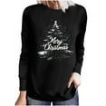 thumbnail image 2 of RKSTN Blouses pour Femmes Mode Décontractée Imprimé de Noël Col Rond Manches Longues Amples Blouses pour Femmes Habillées Décontractées, 2 of 5