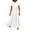 White, variant on On-trend Low Spend! Sundresses for Women 2025,Women's Summer Fashion Loose Long Dress Short Sleeve Round-Neck Asymmetric Layered Beach Long Dress,Flowy & Comfortable for Beach Days