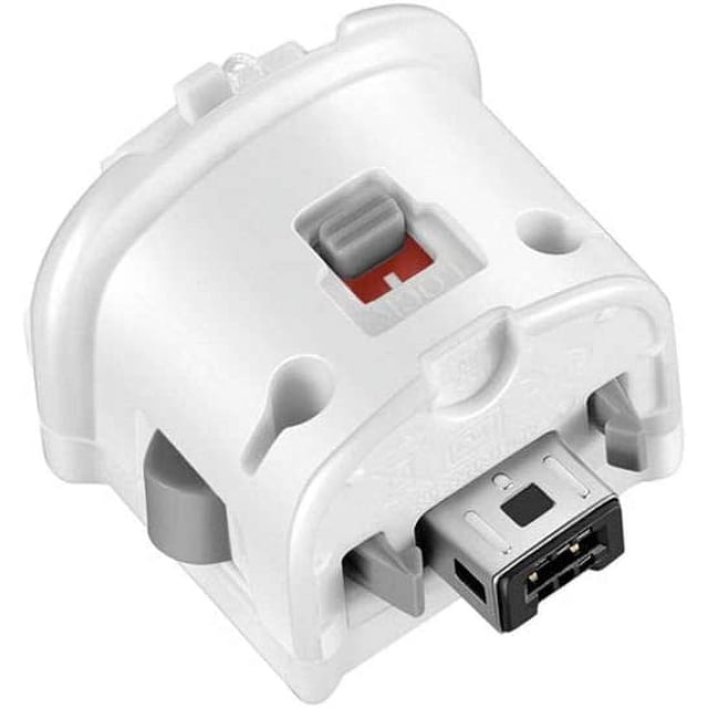 Motion Plus Adapter Replacement for Wii Motion Plus Adapter-Sensor Accelerator and Nintendo Remote Controller Compatible (White 1 pcs)
