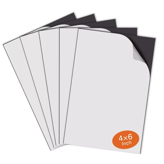Strong Self Adhesive Magnetic Sheet 4X6 Flexible Magnetic Sheets With Adhesive