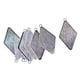 thumbnail image 4 of 10 piezas de aleación de zinc en tono plateado, de , colgantes, joyería artesanal, resultados, 4 of 8