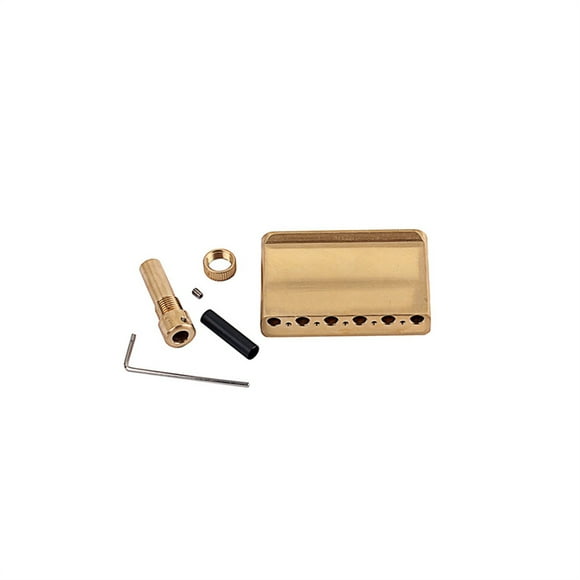 Soidarity Accesorio de bloque de trémolo Compatible Universal, piezas de bajo resistentes al desgaste, puente de guitarra, accesorios de instrumentos de Accesorios para instrumentos musicales Soidarity OD023681-00