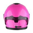 thumbnail image 5 of 1Storm Motorcycle Full Face Helmet DOT Adults Street Bike Dual Visor Sun Inner Shield with One Extra Clear Shield: HJAH15 Tinted Glossy Pink, 5 of 9