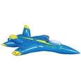 thumbnail image 2 of 23" Blue Angel Inflatable Jet Airplane Aviation Pilot Toy Decoration, 2 of 2