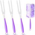 thumbnail image 1 of 3PCS Duster Refills Folding Handles Set Compatible with Swiffer Dusters,Disposable Static Dust Removal Brush Handle for Dusting Electronics,Furniture,Blinds,Ceiling Fans (3, Purple), 1 of 7