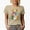 Tan, variant on Distressed Too Hip to Hop - Retro Easter Sunday Bunny Art Favor, Souvenir or Merch Gift, White T-Shirt, 3XL