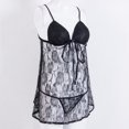 thumbnail image 2 of Seyurigaoka Women' s Sleepwear Sexy Lingerie Lace Babydoll Nightwear Homewear, 2 of 5