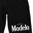 thumbnail image 2 of Modelo Logo Men's Black Sleep Pajama Shorts-Large, 2 of 5