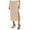 Beige, variant on vigerkar Women Satin High Waist Elastic Stitching Long Skirt Slim Fit Hip Skirt Skirts for Girls Beige, M